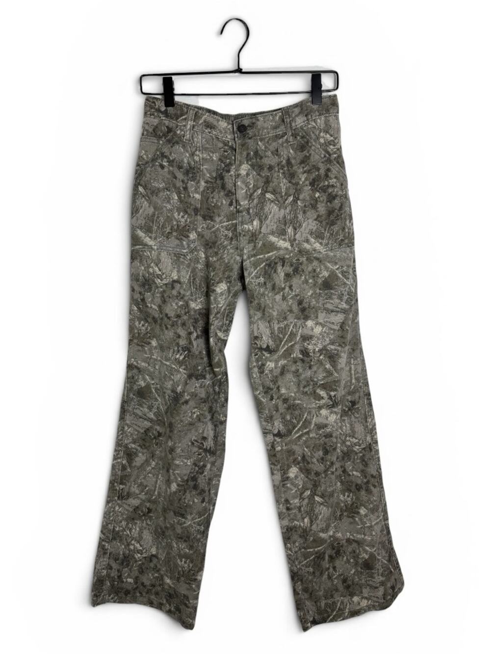 Arizona Jean Co Camo Cargo High Rise Straight Leg Pants
